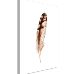 Kunstdruck auf Leinwand 'Magic Feather Vertical'
