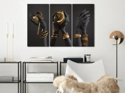 Kunstdruck auf Leinwand 'Midass Touch (3-teilig)'