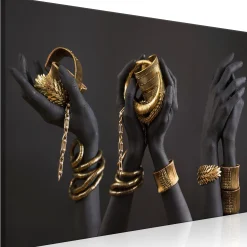 Kunstdruck auf Leinwand 'Midass Touch Wide'