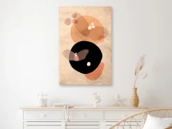 Kunstdruck auf Leinwand 'Moon Butterfly Vertical'
