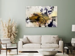 Kunstdruck auf Leinwand 'Morning on the River Wide'