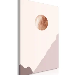 Kunstdruck auf Leinwand 'Mountain Planet Vertical'