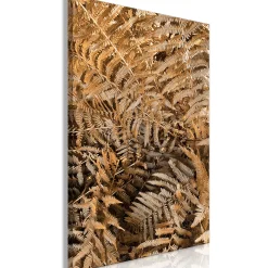 Kunstdruck auf Leinwand 'Mysterious Fern Vertical'