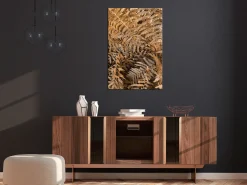 Kunstdruck auf Leinwand 'Mysterious Fern Vertical'