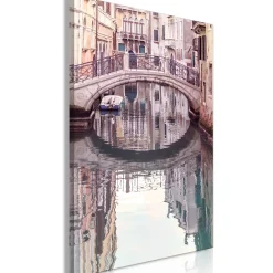 Kunstdruck auf Leinwand 'Noon in Venice Vertical'