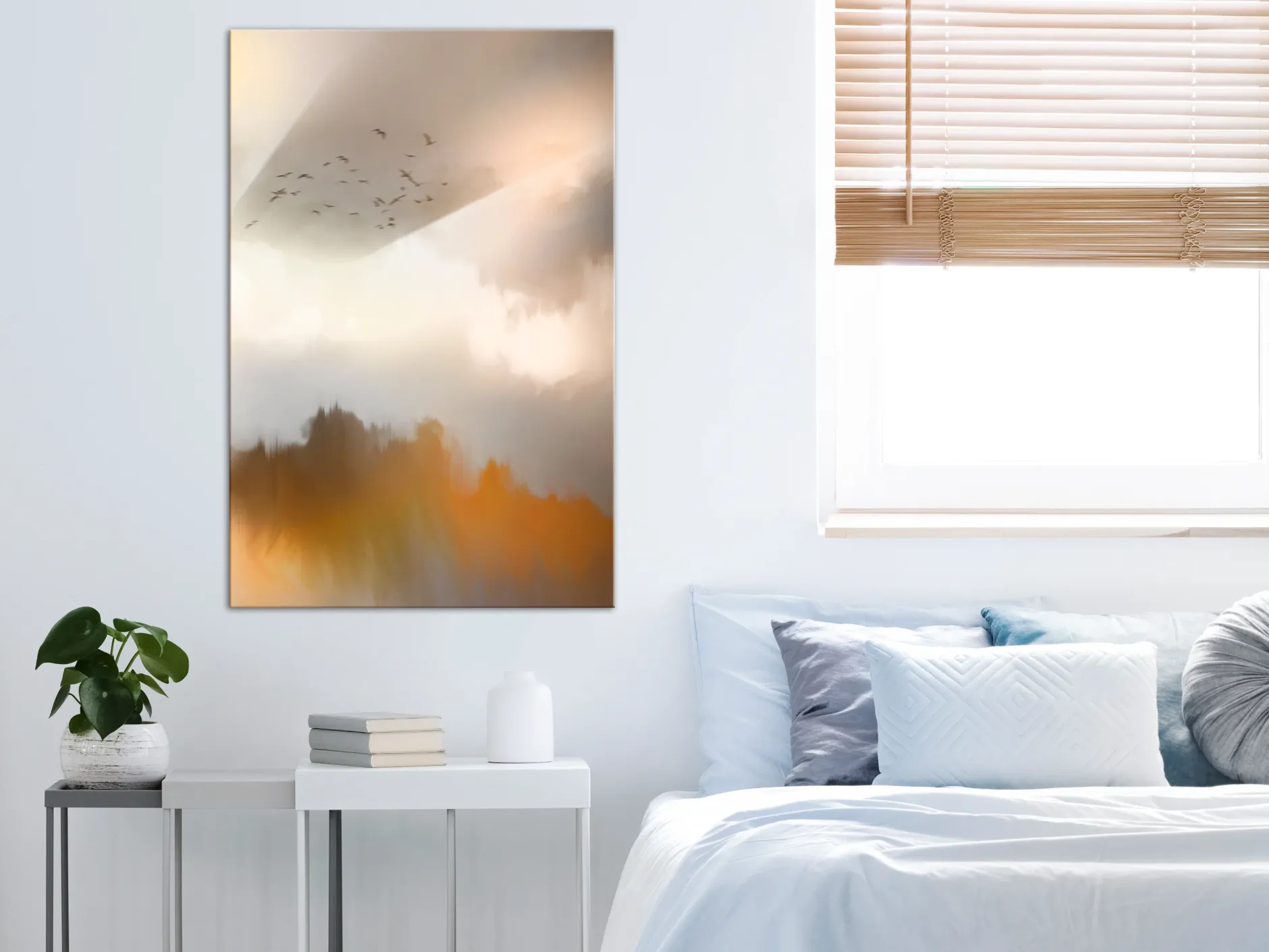 Kunstdruck auf Leinwand 'Nostalgia Vertical'