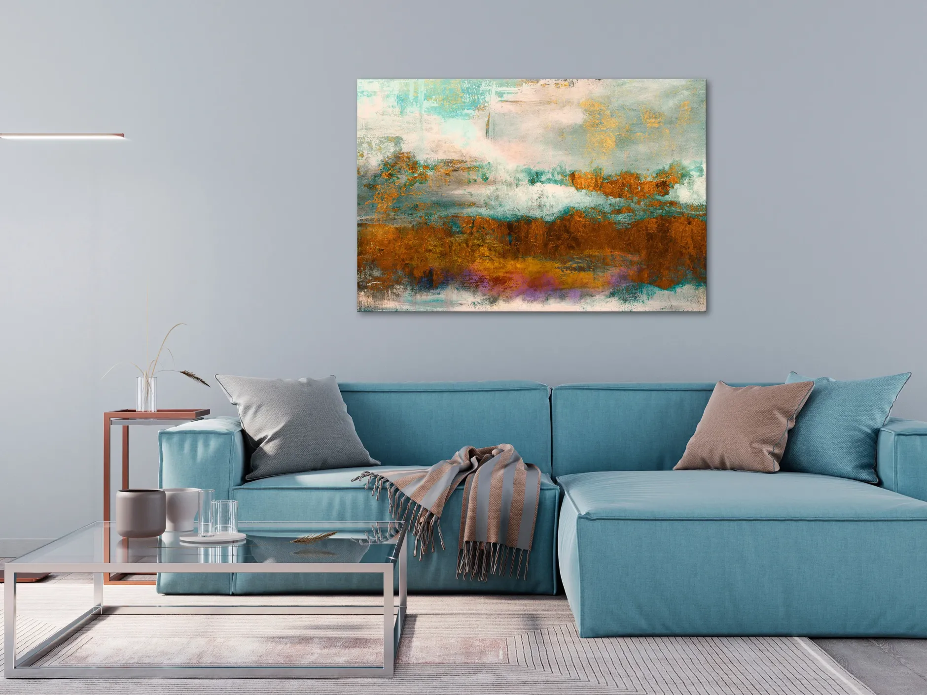Kunstdruck auf Leinwand 'Novum Wide'