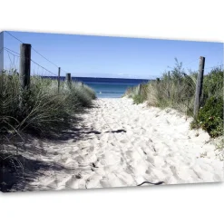 Kunstdruck auf Leinwand 'Ocean Step'