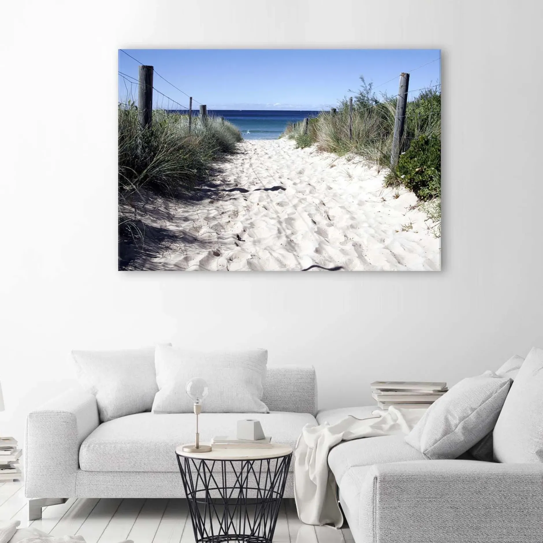 Kunstdruck auf Leinwand 'Ocean Step'