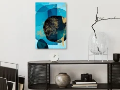 Kunstdruck auf Leinwand 'Ocean Kaleidoscope Vertical'