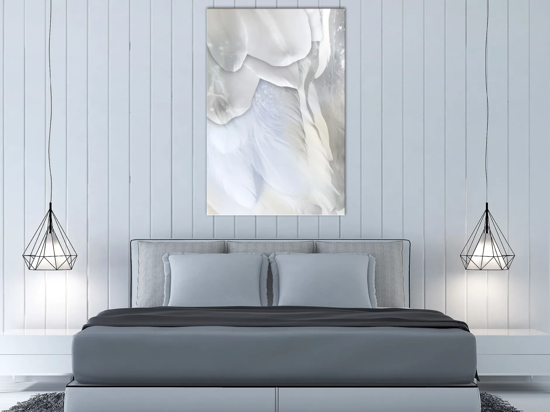 Kunstdruck auf Leinwand 'Providence Vertical'