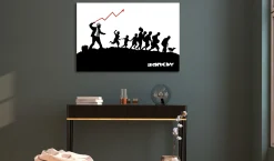 Kunstdruck auf Leinwand 'Race Wide'