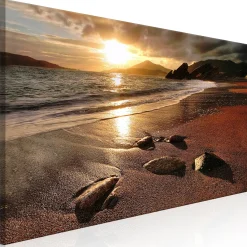 Kunstdruck auf Leinwand 'Rafailovichi Beach Narrow'