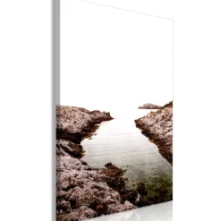 Kunstdruck auf Leinwand 'Rocky Harbor Vertical'