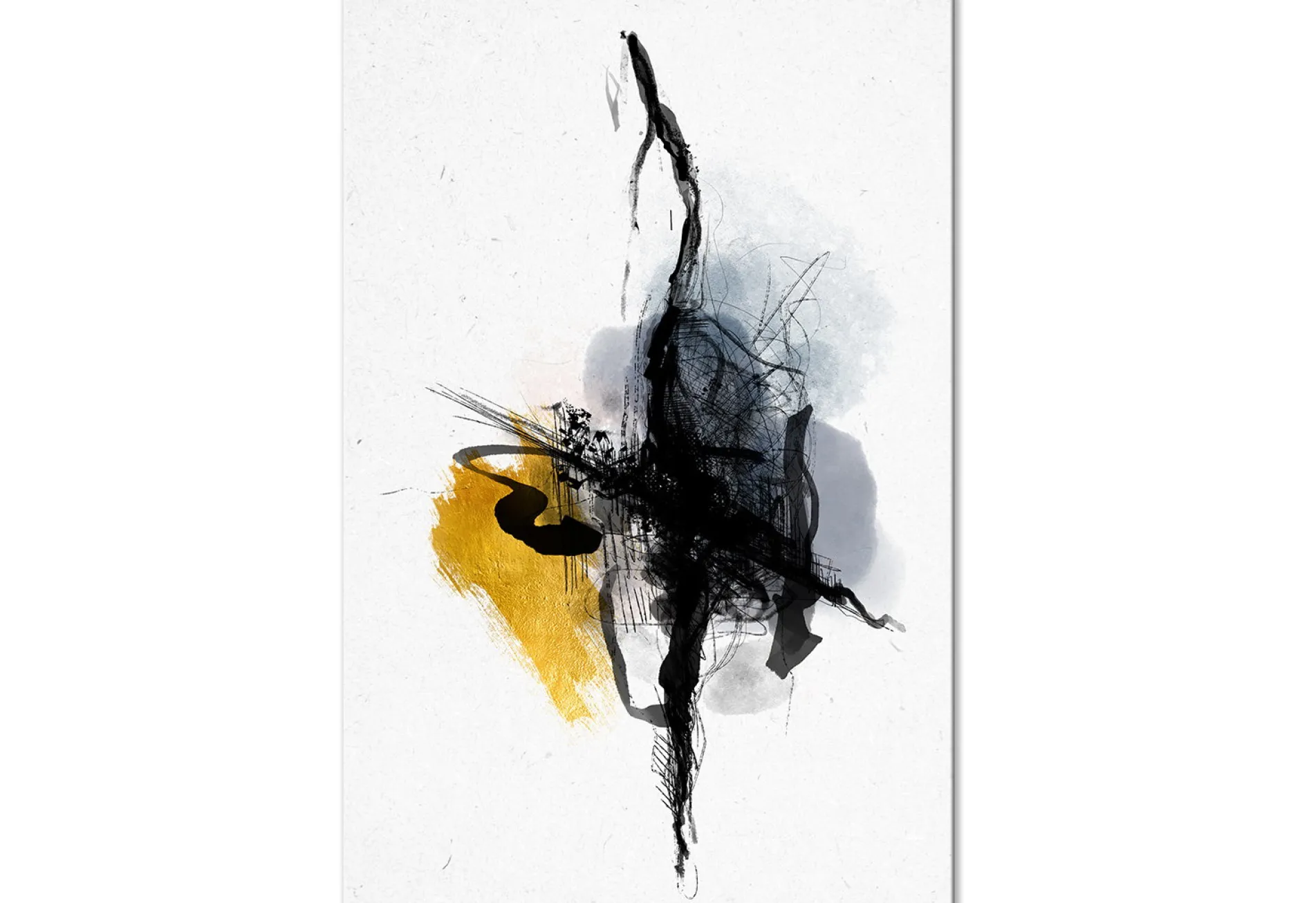 Kunstdruck auf Leinwand 'Rough Stream Vertical'