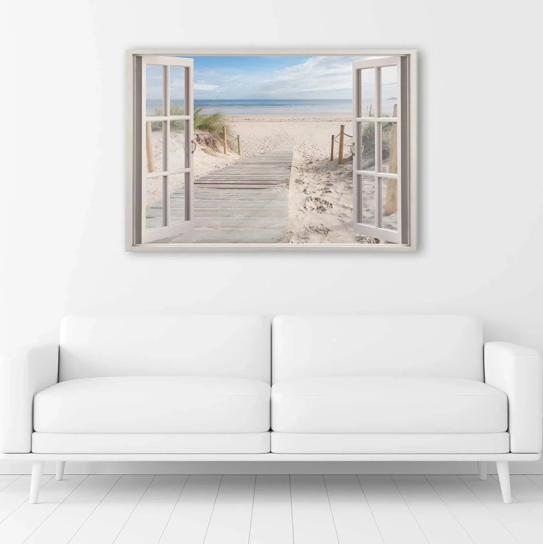 Kunstdruck auf Leinwand 'Sand Calm'