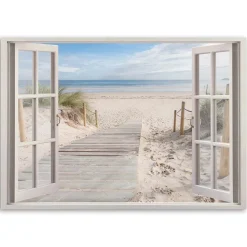 Kunstdruck auf Leinwand 'Sand Calm'