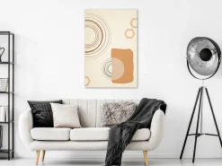 Kunstdruck auf Leinwand 'Sand Castles Vertical'