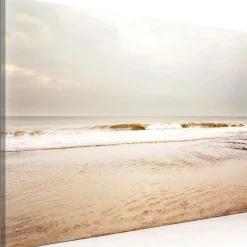 Kunstdruck auf Leinwand 'Sea After Storm Wide'