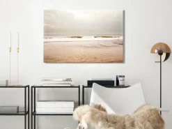 Kunstdruck auf Leinwand 'Sea After Storm Wide'