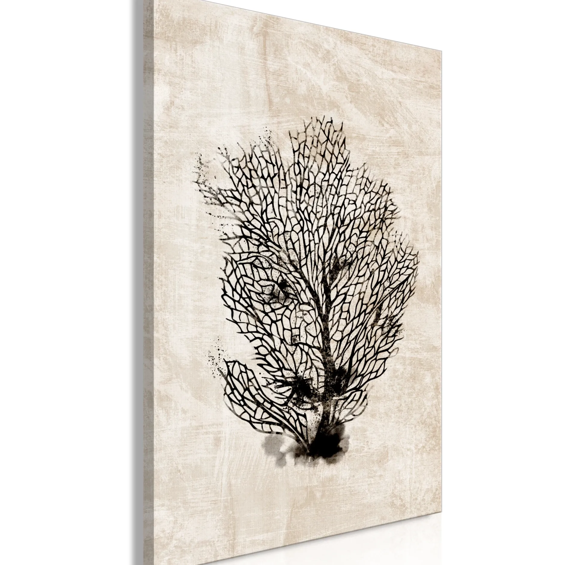 Kunstdruck auf Leinwand 'Sea Fan Vertical'