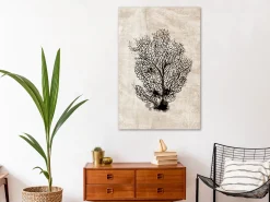 Kunstdruck auf Leinwand 'Sea Fan Vertical'
