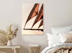 Kunstdruck auf Leinwand 'Sea Wind Vertical'