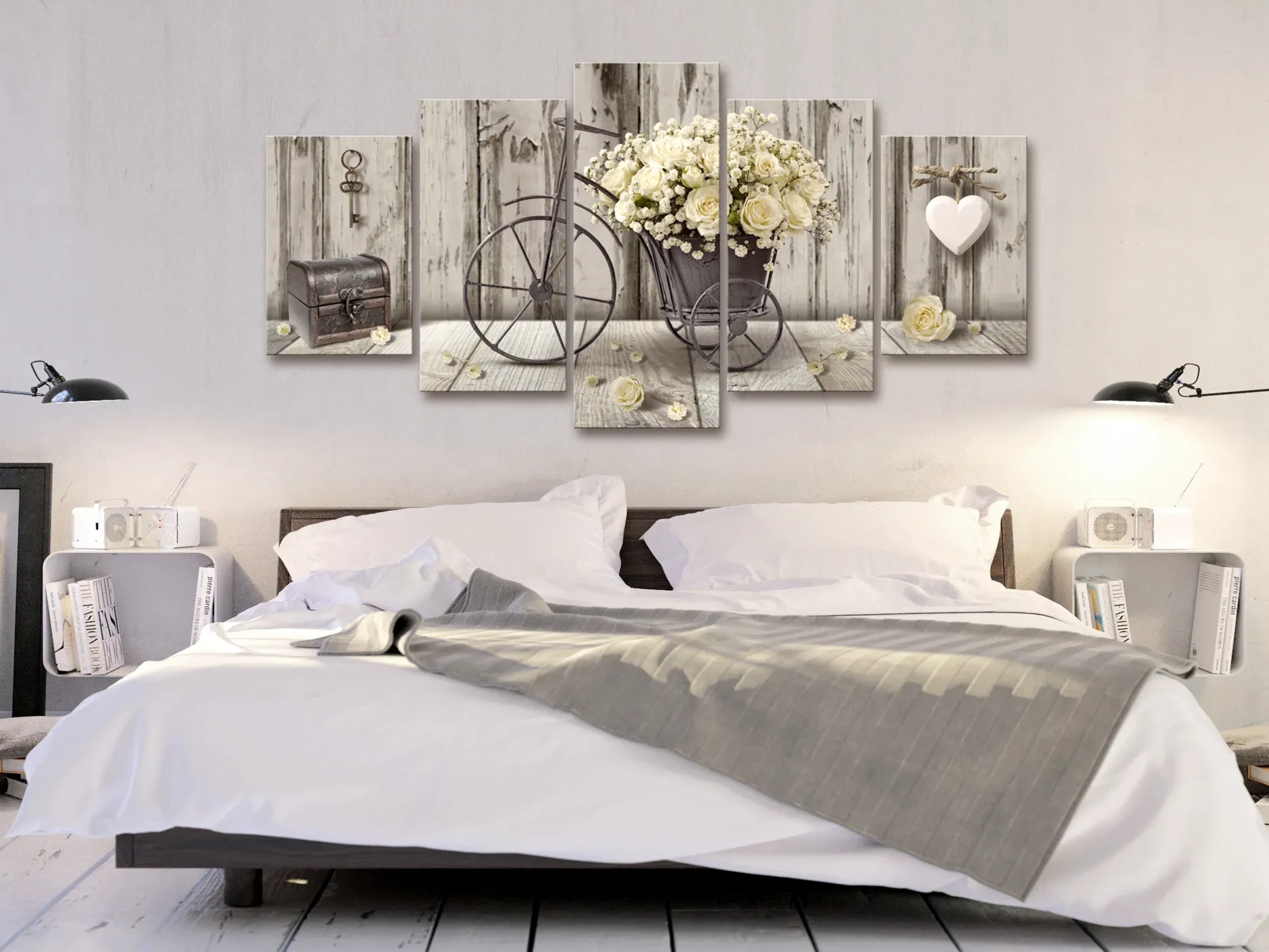 Kunstdruck auf Leinwand 'Secret Bouquet (5-teilig) Wide'