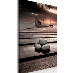 Kunstdruck auf Leinwand 'September Sunset Vertical'