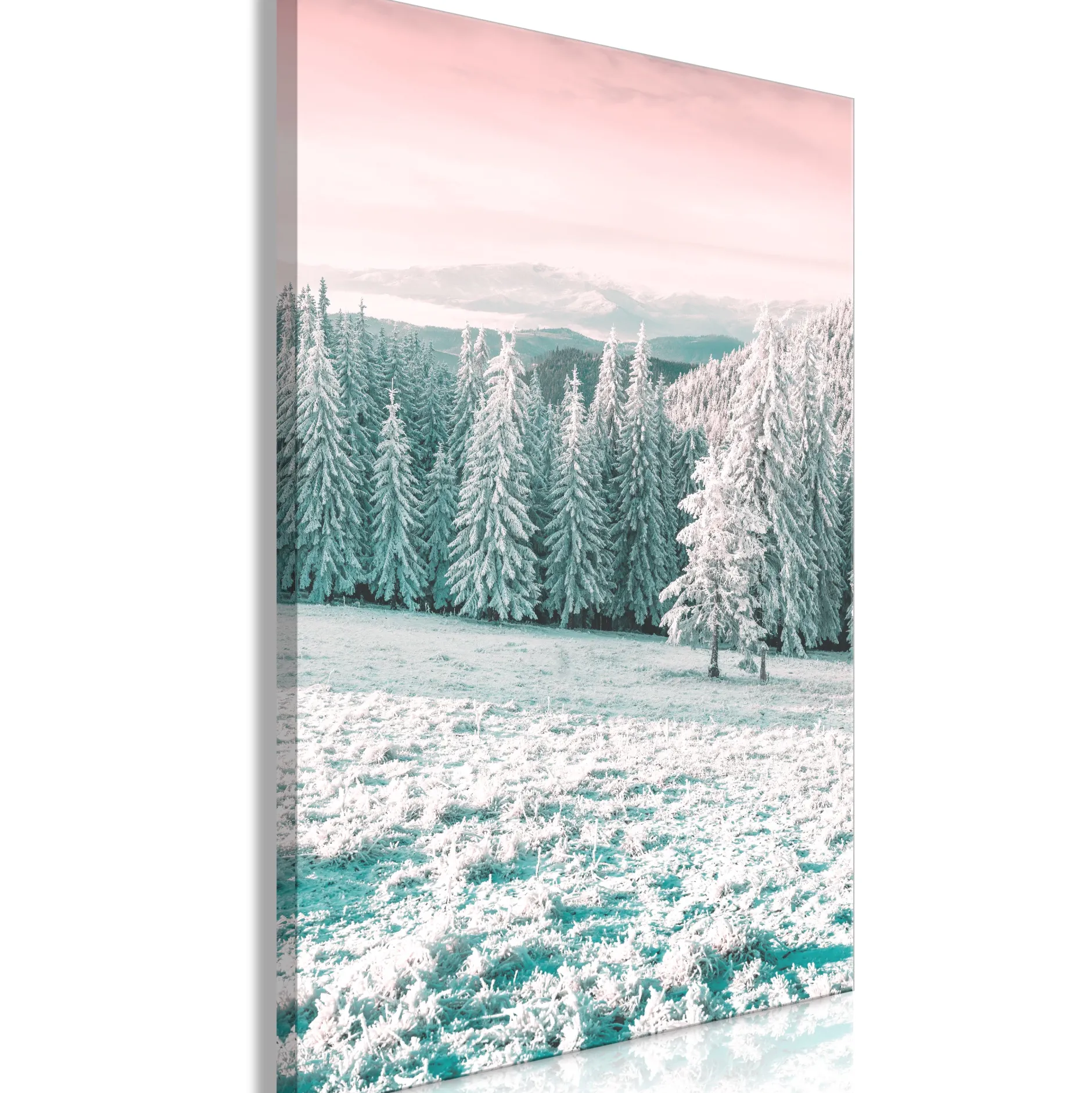 Kunstdruck auf Leinwand 'Severe Winter Vertical'