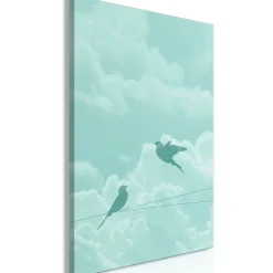 Kunstdruck auf Leinwand 'Shadow of Flight Vertical'