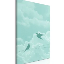 Kunstdruck auf Leinwand 'Shadow of Flight Vertical'
