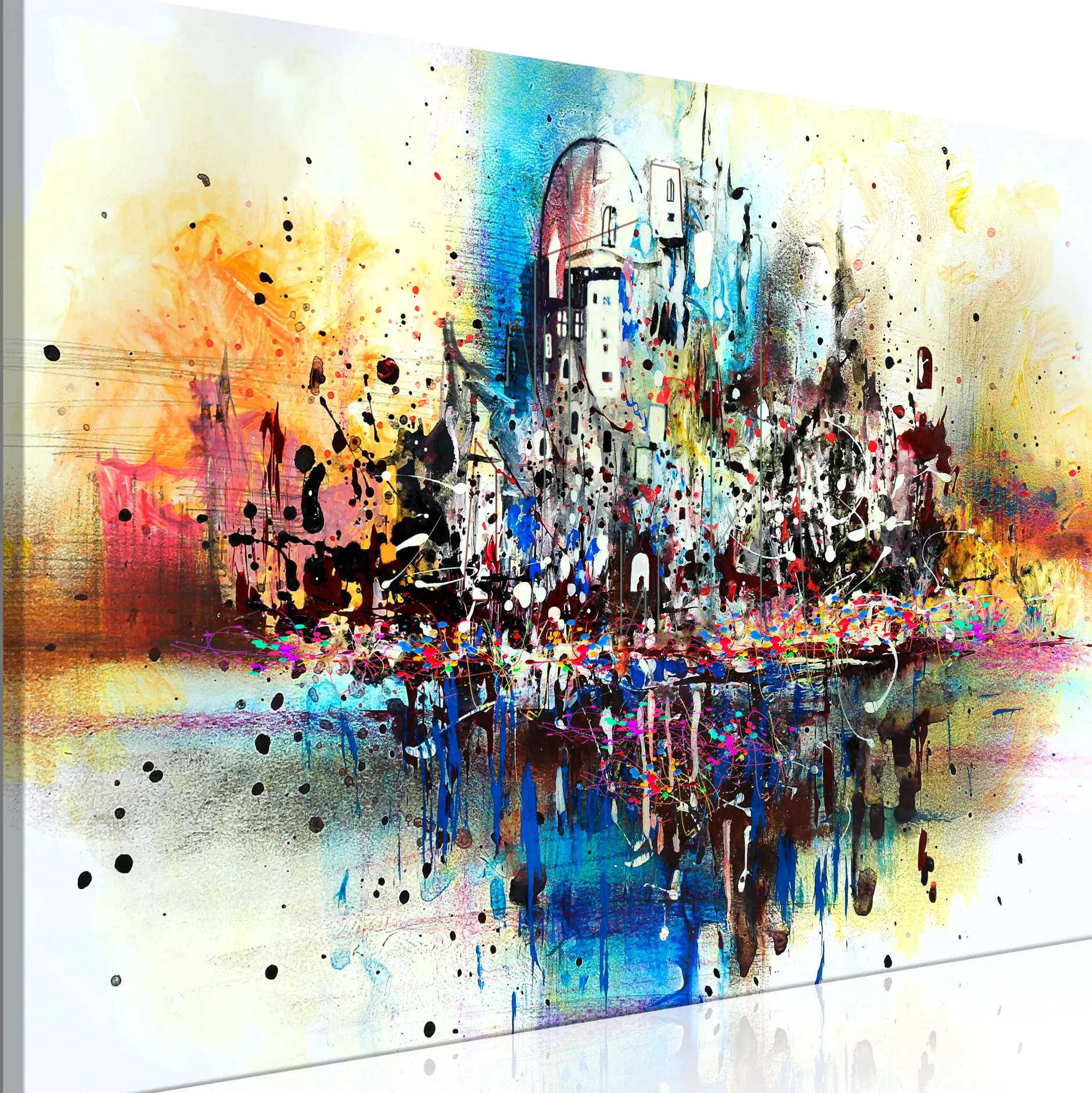 Kunstdruck auf Leinwand 'Sketch of a Vacation Wide'