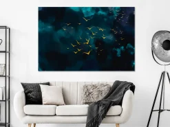 Kunstdruck auf Leinwand 'Sky Before the Storm Wide'