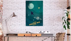 Kunstdruck auf Leinwand 'Sky Dreams Vertical'