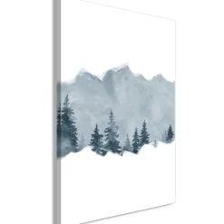 Kunstdruck auf Leinwand 'Slice of Siberia Vertical'