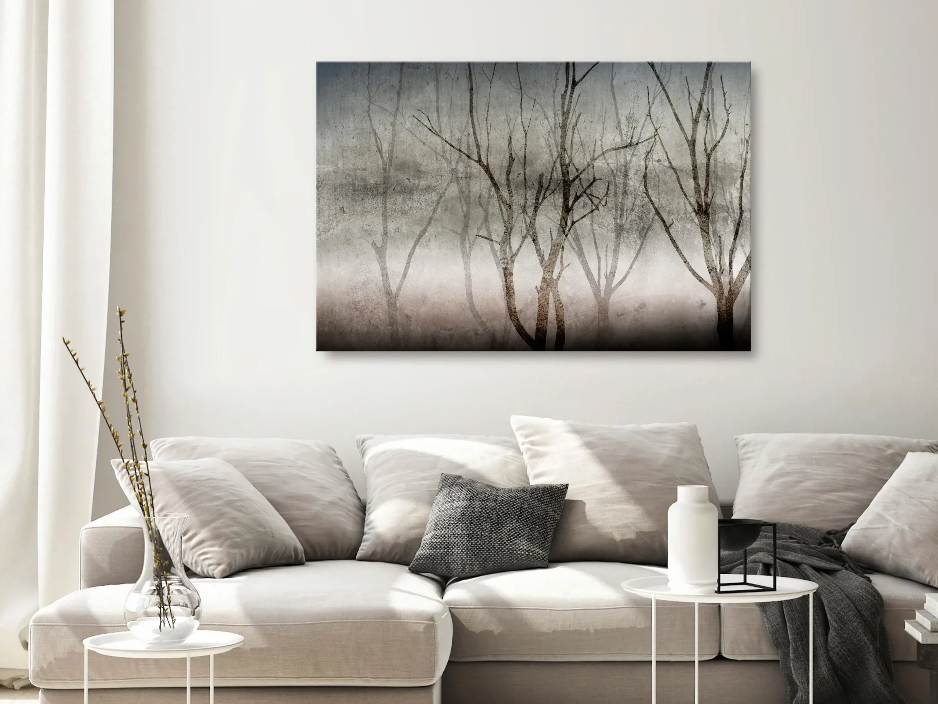 Kunstdruck auf Leinwand 'Smell of Fog Wide'