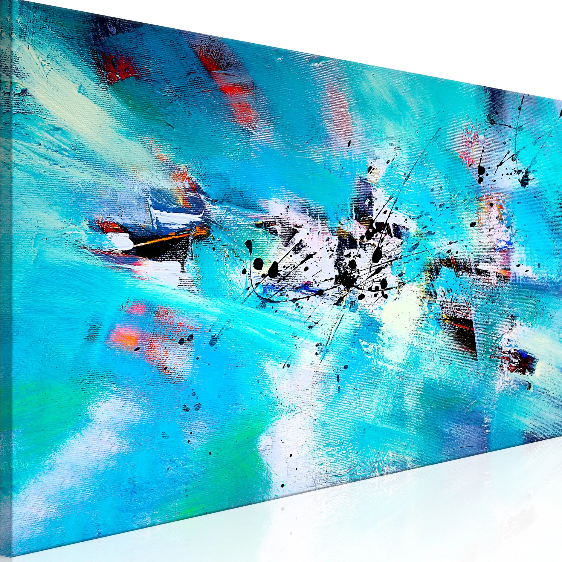 Kunstdruck auf Leinwand 'Snow Fun Narrow'