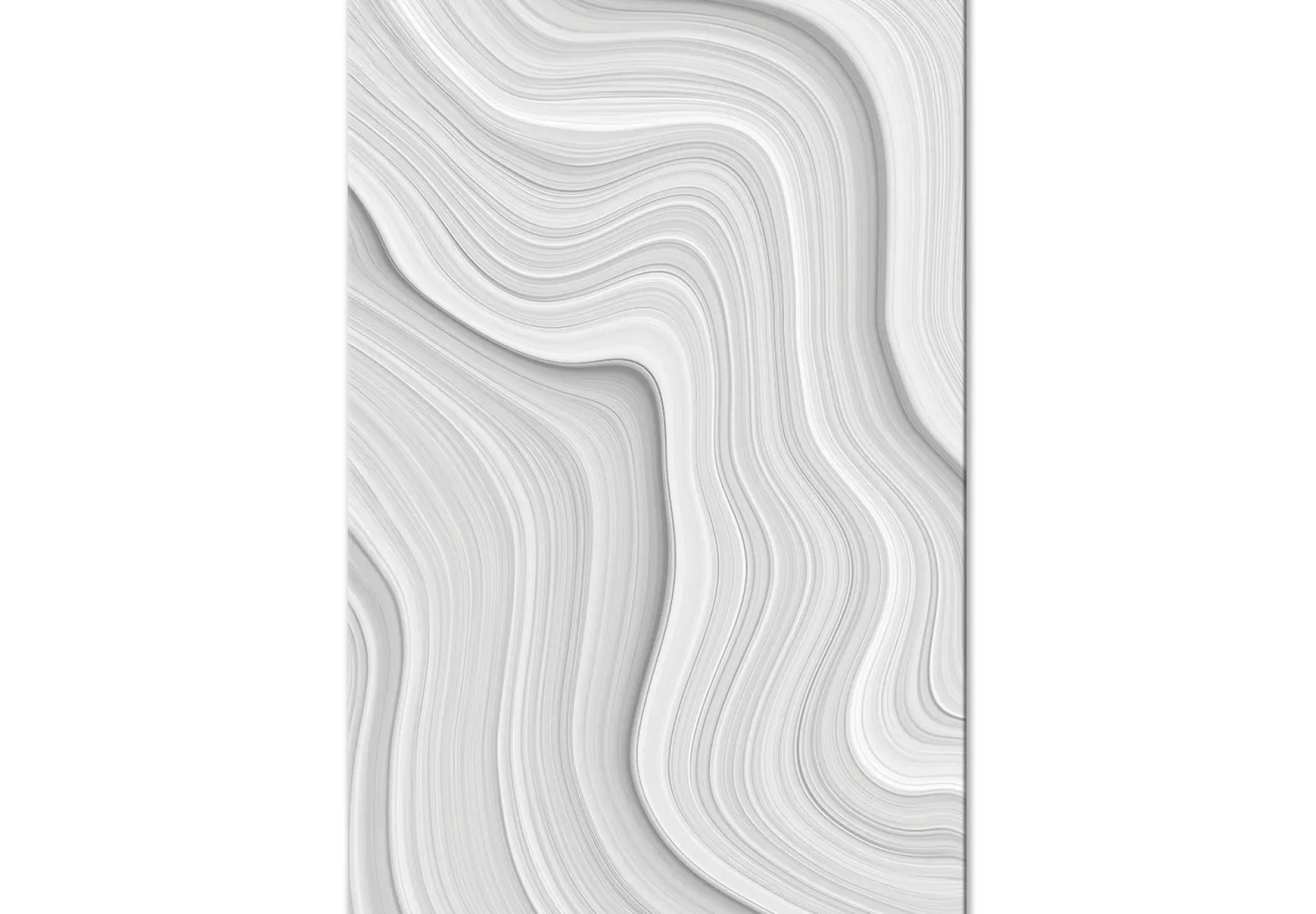Kunstdruck auf Leinwand 'Snowdrift Vertical'