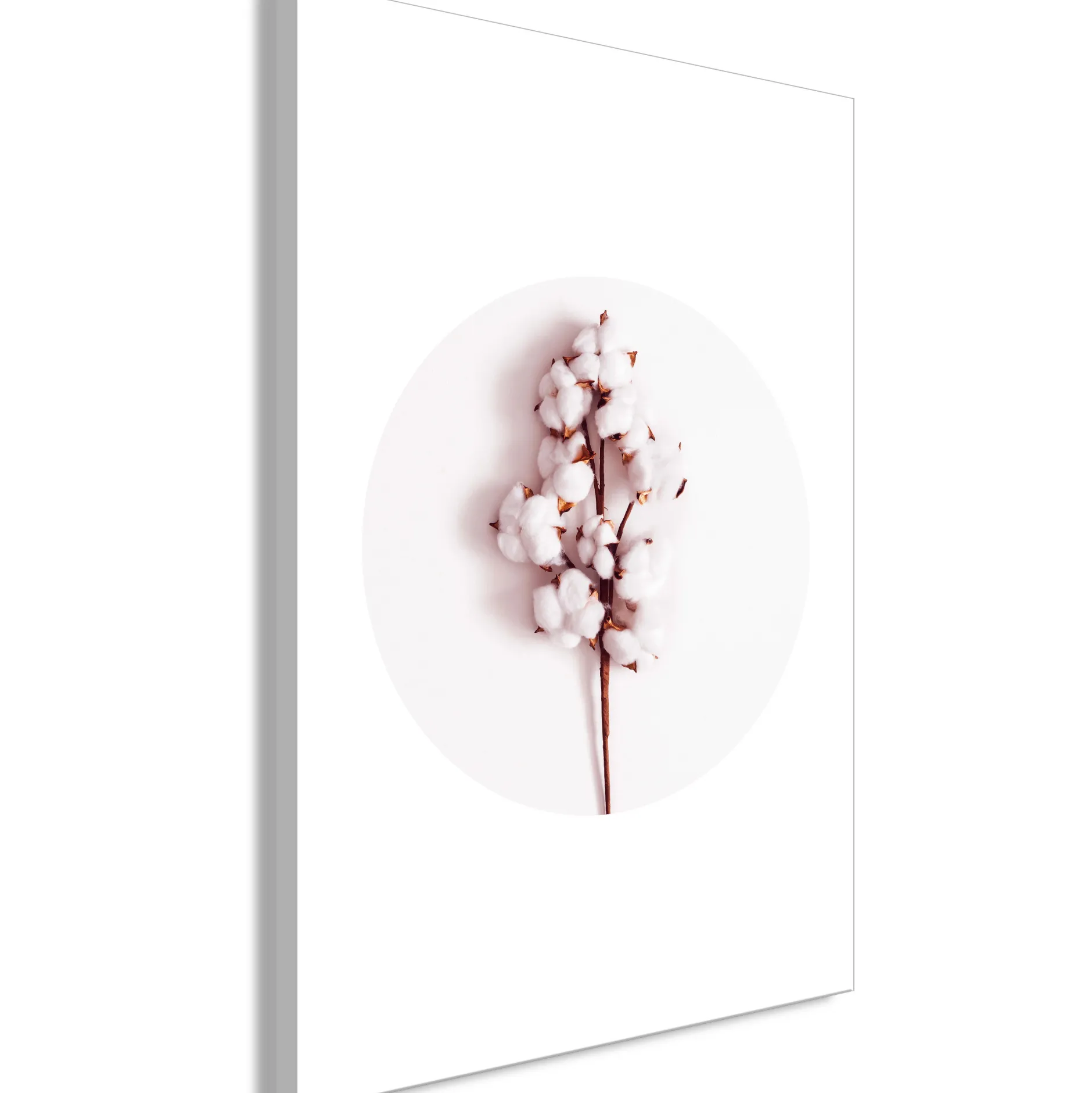 Kunstdruck auf Leinwand 'Soft Cotton Vertical'