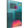 Kunstdruck auf Leinwand 'Solar Clearances Vertical'