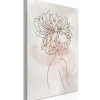 Kunstdruck auf Leinwand 'Sophie's Flowers Vertical'