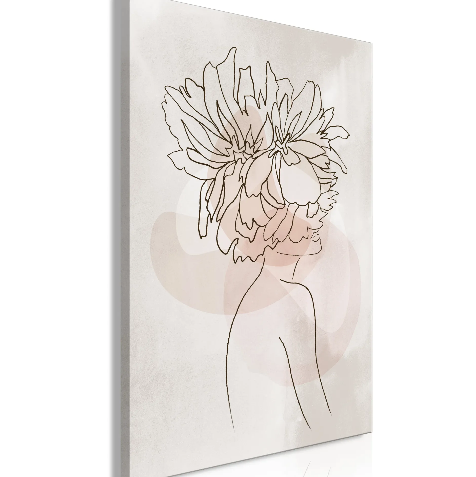 Kunstdruck auf Leinwand 'Sophie's Flowers Vertical'
