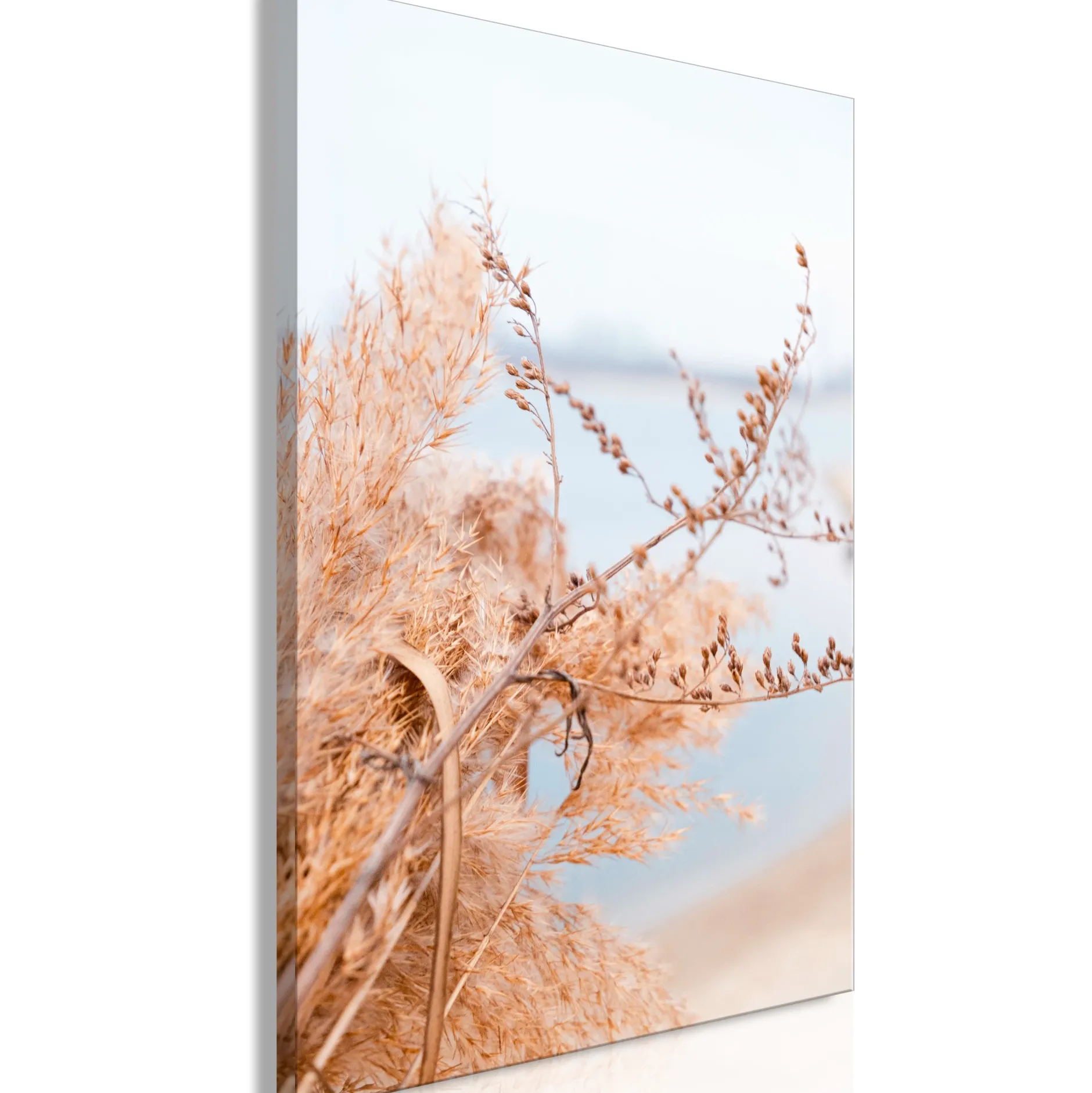 Kunstdruck auf Leinwand 'Sophisticated Twigs Vertical'