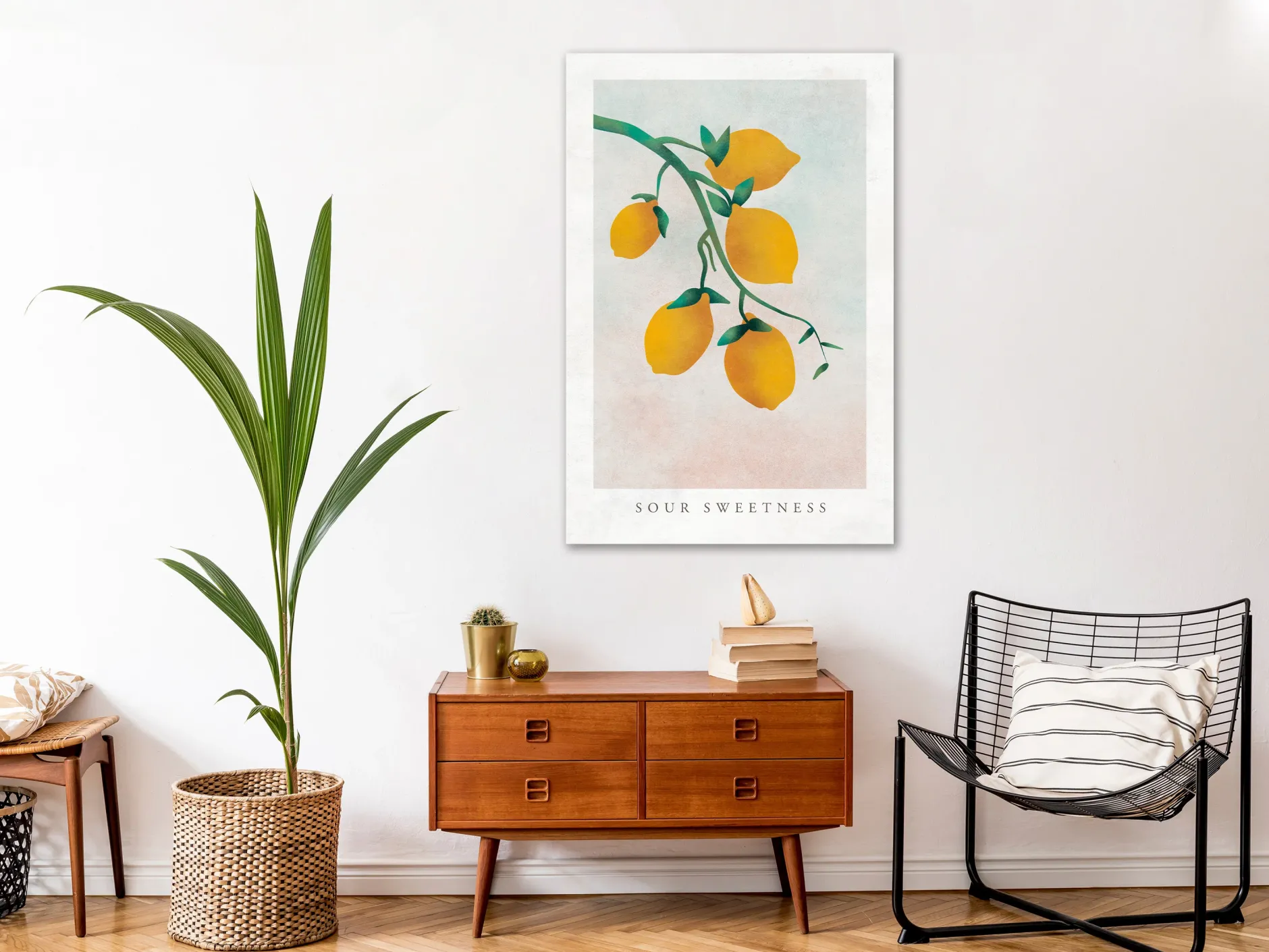 Kunstdruck auf Leinwand 'Sour Sweetness Vertical'