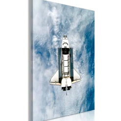 Kunstdruck auf Leinwand 'Space Shuttle Vertical'