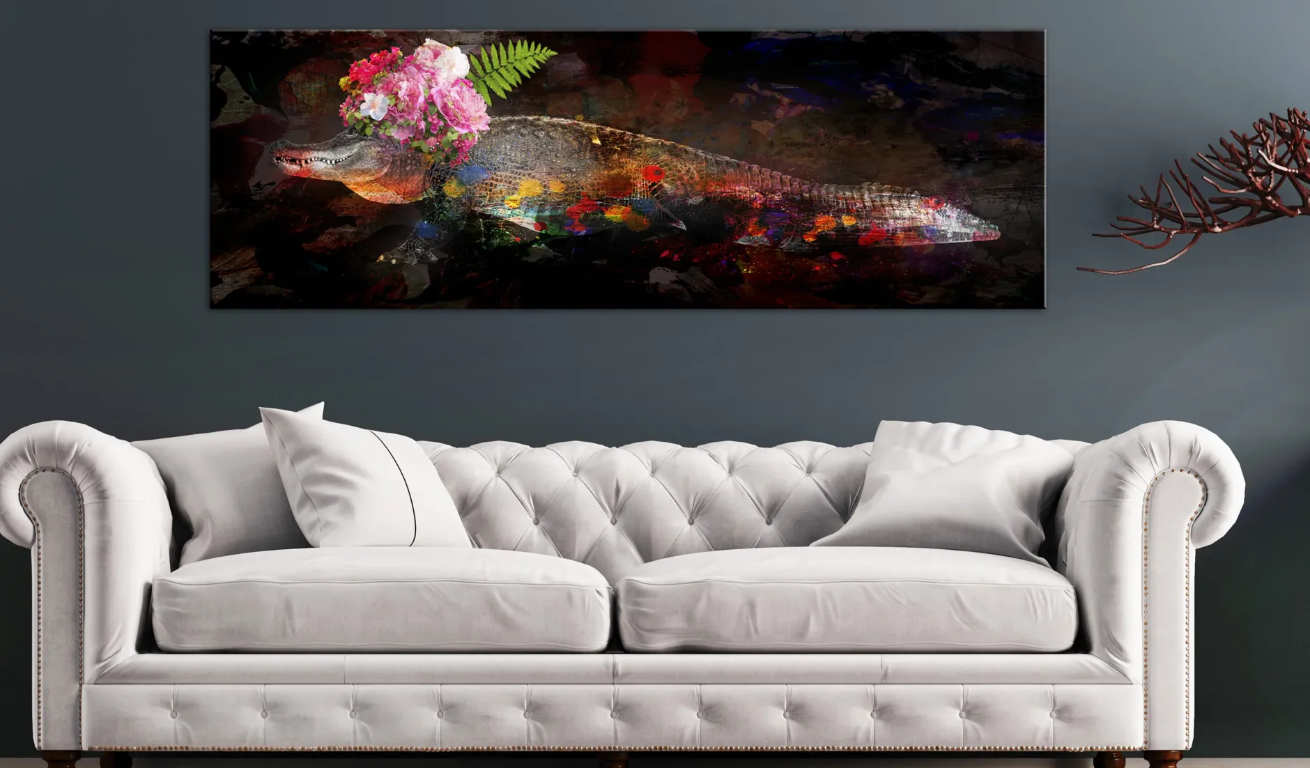 Kunstdruck auf Leinwand 'Spinster Narrow'
