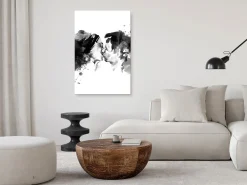 Kunstdruck auf Leinwand 'Spontaneous Kiss Vertical'