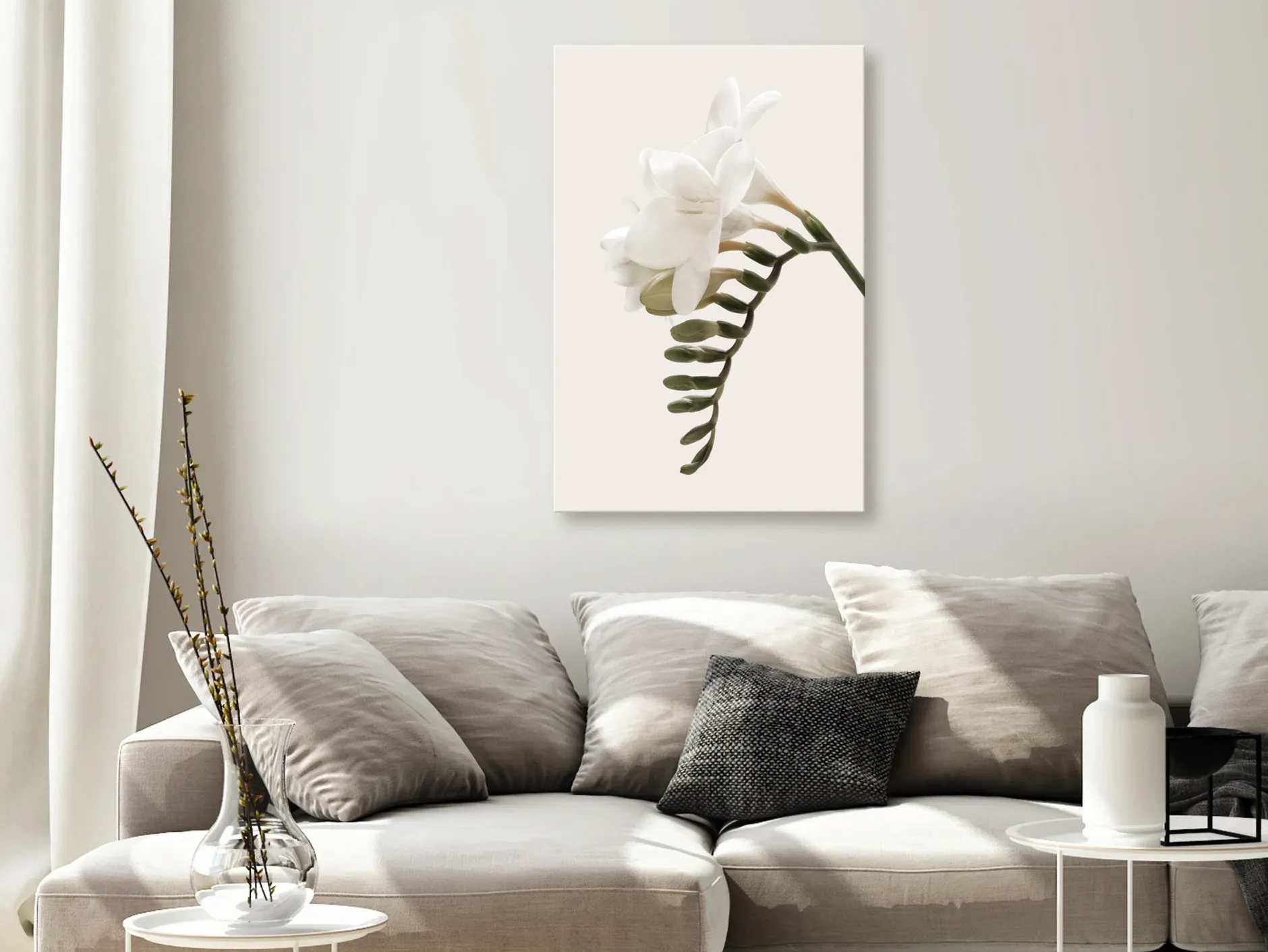 Kunstdruck auf Leinwand 'Spring Headdress Vertical'