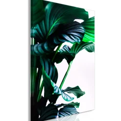 Kunstdruck auf Leinwand 'Springy Leaves Vertical'
